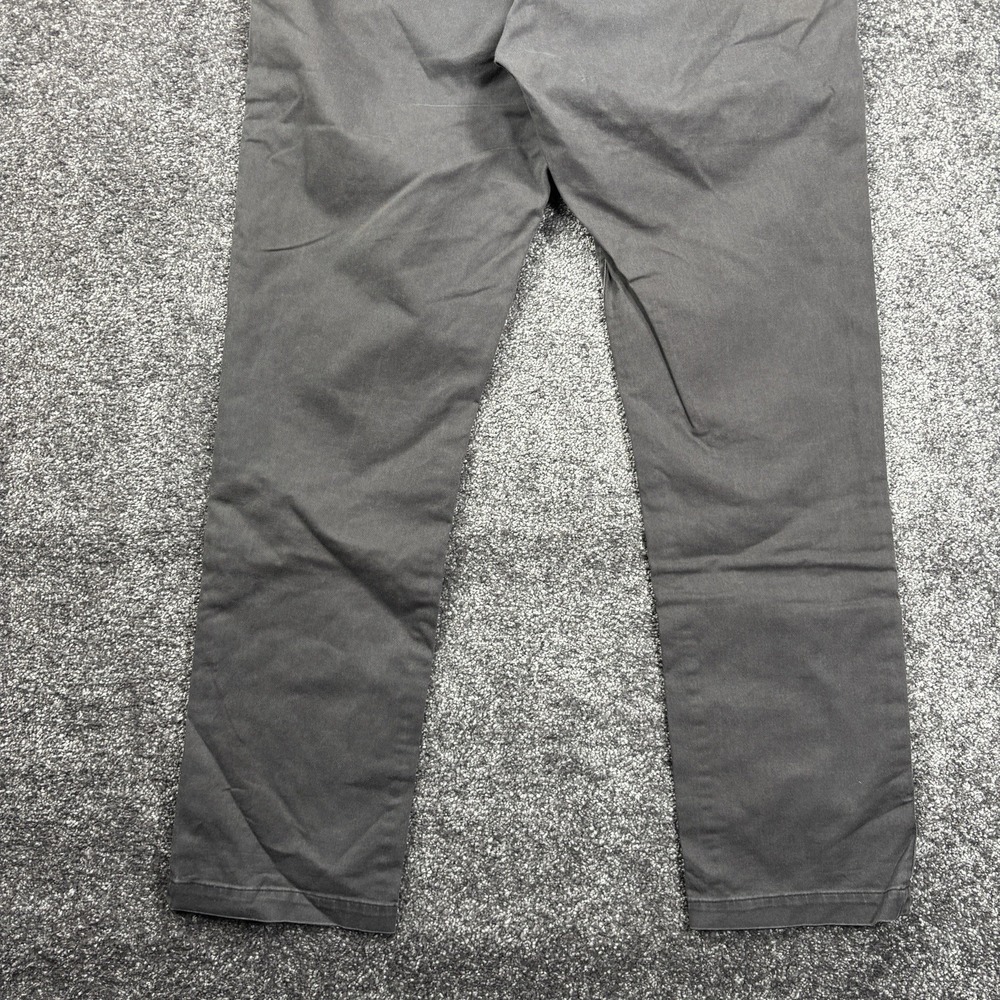 Acne Studios Chino Pants Men's EU 54 US 34x30 Gray Twill Straight Leg - Picture 6 of 12